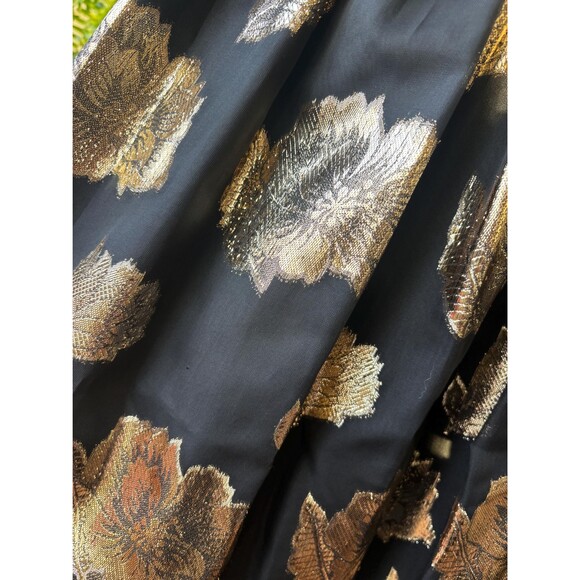 Vintage 1990s Gunne Sax Jessica McClintock Metallic Holiday Cocktail Dress - Picture 16 of 16